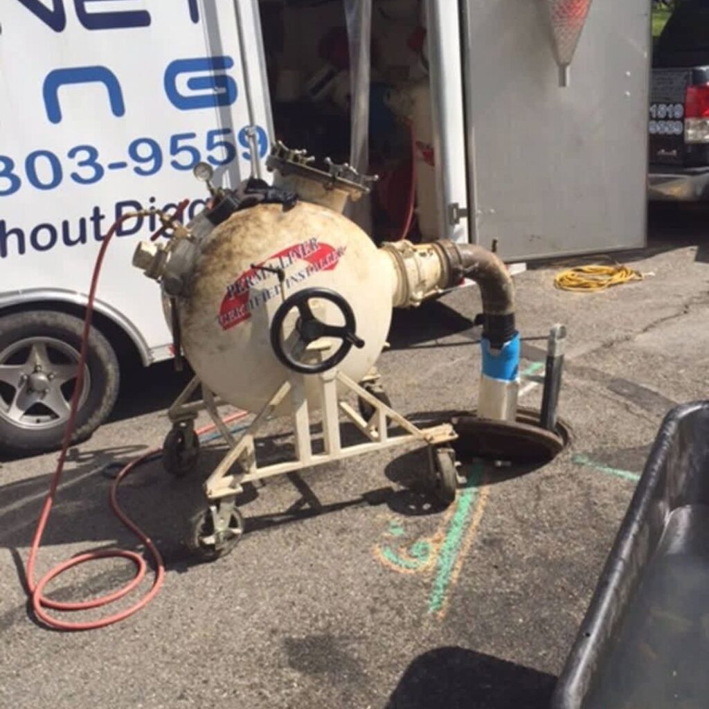 Krupp Whitney Plumbing in Pittsburgh uses perma-liner technology for sewer repairs
