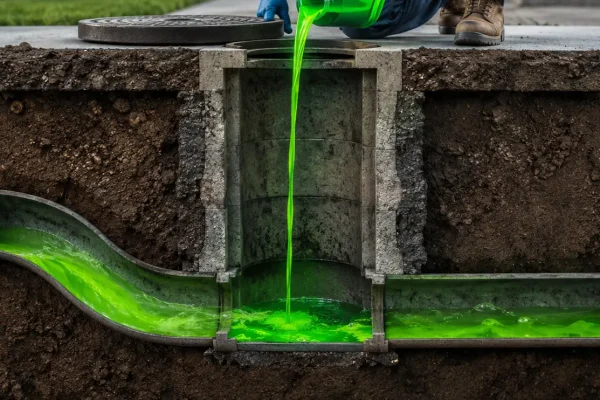 Krupp whitney plumbing offers dye testing services